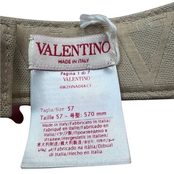 NWT Valentino Visor (57) main image 6
